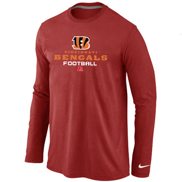 Nike Cincinnati Bengals Critical Victory Long Sleeve T-Shirt RED