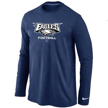 Nike Philadelphia Eagles Critical Victory Long Sleeve T-Shirt D.Blue