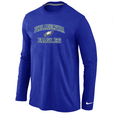 Nike Philadelphia Eagles Heart & Soul Long Sleeve T-Shirt Blue