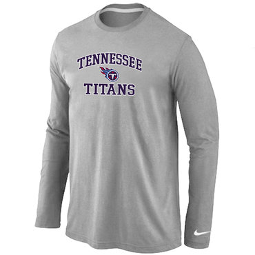 Nike Tennessee Titans Heart & Soul Long Sleeve T-Shirt Grey