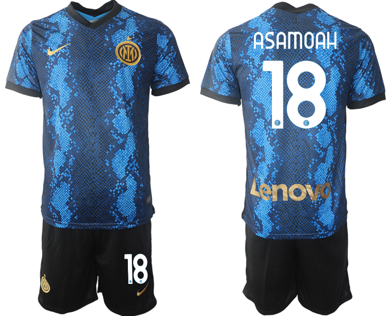 Men 2021-2022 Club Inter Milan home blue 18 Nike Soccer Jersey