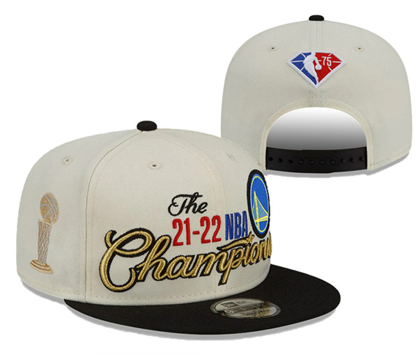 Golden State Warriors 2022 NBA Finals Champions Stitched Snapback Hats 030