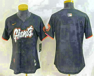 Women's San Francisco Giants Blank Black 2025 City Connect Limited Jersey