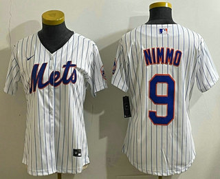 Women's Chicago Cubs #9 Miguel Amaya White Limited Jersey