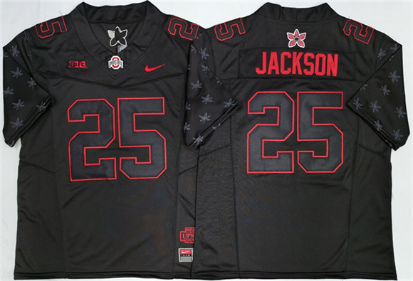 Men's Ohio State Buckeyes #25 Lamar Bo Jackson Black 2025 F.U.S.E. Limited Stitched Jersey