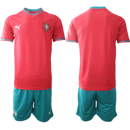 Men's Portugal Bland Or Custom National Team FIFA x World Cup 2026 Home Red On Eusebio special edition Jersey