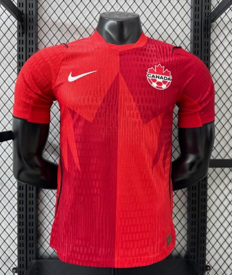 Men's Canada Blank Red 2026 World Cup National Team Soccer Jersey