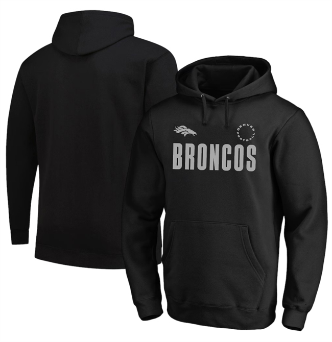 Men's Denver Broncos Black Big & Tall Chip Shot Hoodie