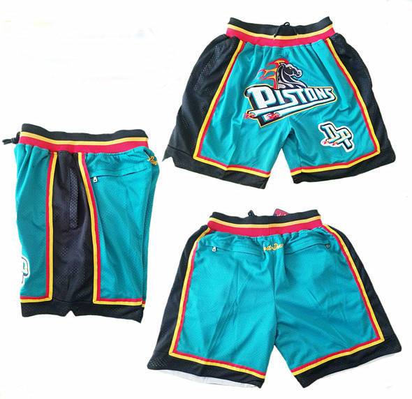 Men's Detroit Pistons Throwback Shorts (Run Smaller)