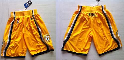Men's Indiana Pacers Yellow NBA Shorts