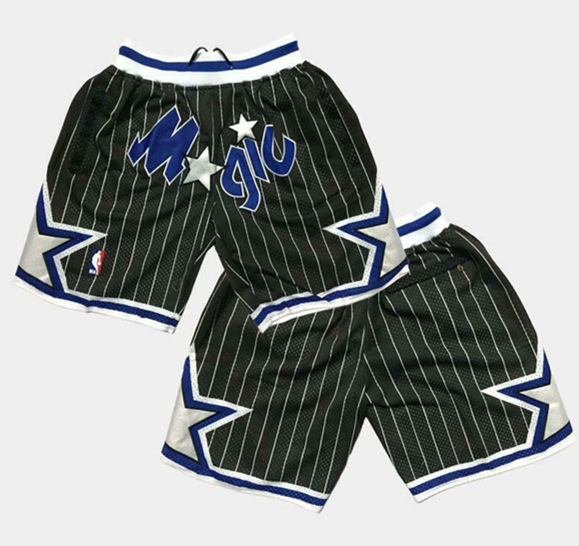 Men's Orlando Magic Black NBA Shorts (Run Smaller)