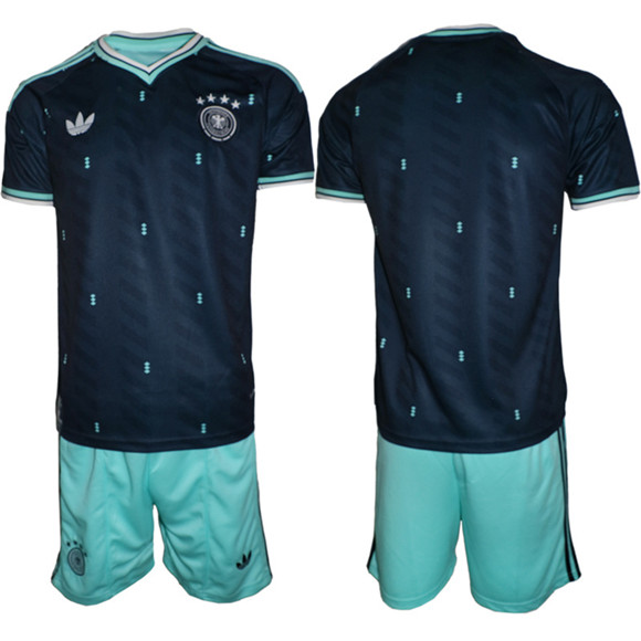 Men's Germany Blank Navy 2026 Away Soccer Jersey Suit