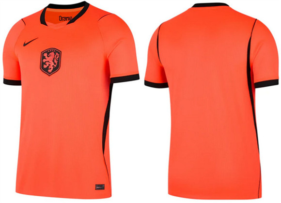 Men's Netherlands Custom Orange 2026 Home Soccer Jersey
