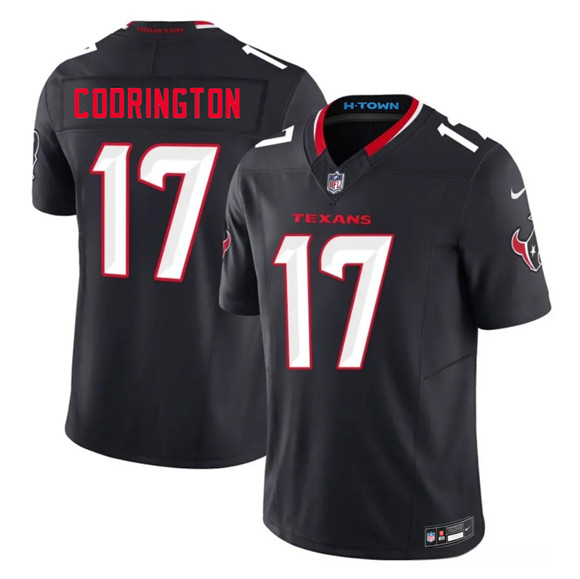 Men's Houston Texans #17 Brandon Codrington Navy 2nd Alternate 2026 F.U.S.E. Vapor Limited Football Stitched Jersey