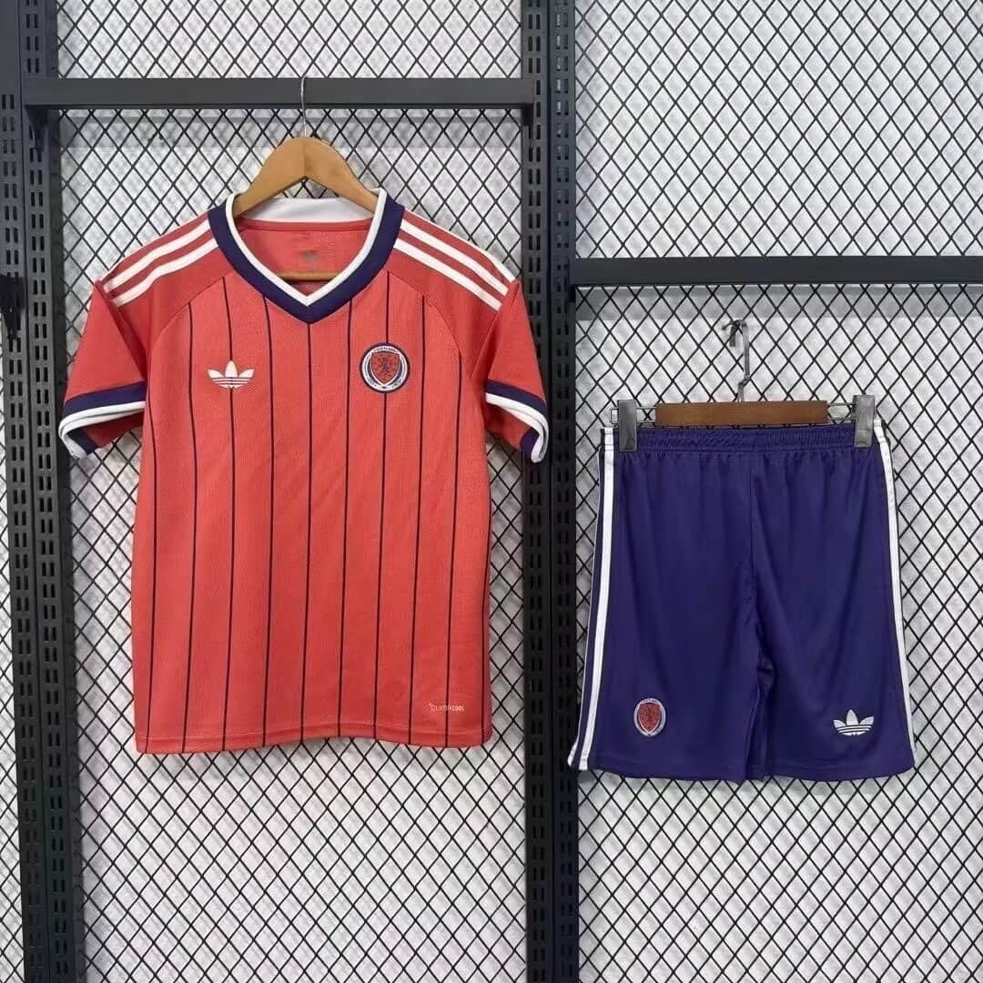 Youth Scotland Blank 2026 Home Soccer Jersey Suit