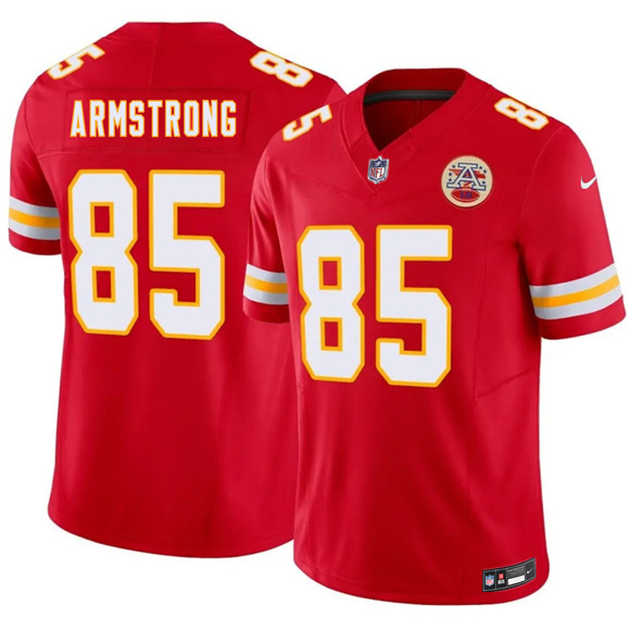 Men’s Kansas City Chiefs #85 Andrew Armstrong Red 2026 F.U.S.E. Vapor Untouchable Limited Football Stitched Jersey