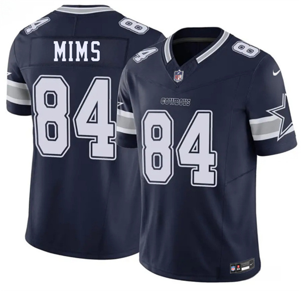 Men's Dallas Cowboys #84 Denzel Mims Navy 2026 F.U.S.E. Vapor Untouchable Limited Stitched Football Jersey